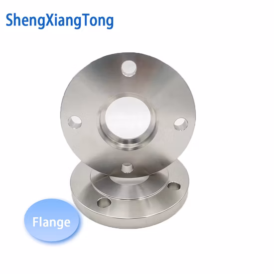 Deslizamento de rosca de pescoço de solda forjada em placa plana cega Flange de aço carbono inoxidável