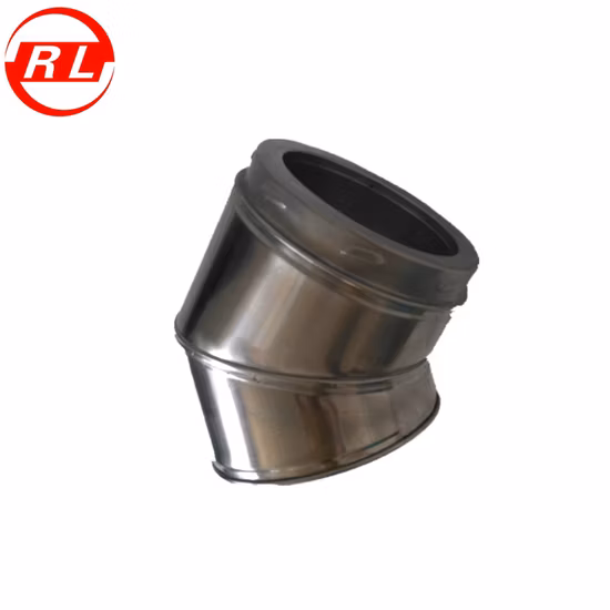 Cotovelo de parede dupla de alta qualidade (DN125, R275, 90D)