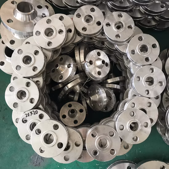 China Encaixe para tubos ASME B16.9 304L Aço inoxidável/Aço carbono A105 Forjado/Plano/Slip-on/Orifício/ Junta sobreposta/Socket Weld/Blind /Soldage Neck Flanges