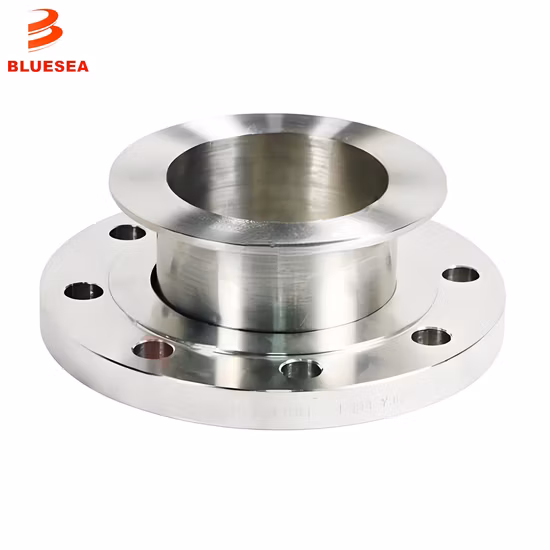 Flange forjado de aço inoxidável ASTM B16.5 Flange de junta sobreposta