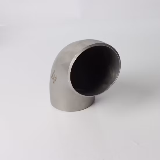 Cotovelo de encaixe de tubo de aço inoxidável 90 graus Wp304/304L/347H/310S/321 para construção